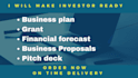 do business plan feasibility study grant proposal and pitch deck