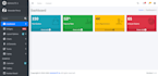 design dashboard website using php, mysql and adminlte
