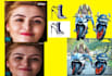 do photo retouching background remove and clipping path