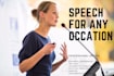 write you a impressive speech for any occasions