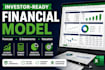 build financial projections and financial model