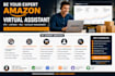 be your expert amazon virtual assistant, PPC, listings, fba