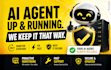 do monthly ai agent maintenance and uptime monitoring