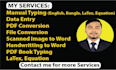 manual typing in english, bangla, latex, equation, PDF to word
