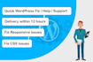 customize wordpress theme, plugin or add custom functions