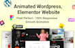 convert psd, xd, figma to wordpress with elementor and gsap animation