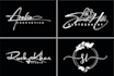create professional signature, photography, handwritten logo
