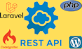 develop your restful API endpoints using laravel framework