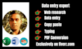do data entry and data typing job