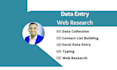 be your go to virtual assistant for data entry, web research and more