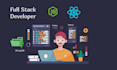 develop custom web applications with react js and node js