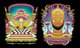 do trippy psychedelic and unique illustration for your merch
