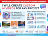 create custom ai videos for any project