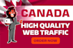 send canada web traffic to your website