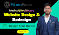 create medical, healthcare, mental health business wordpress website with SEO