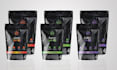 design pouch packaging, mylar bags, labels with 3d mockups
