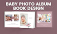 do baby photo album book design
