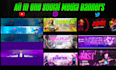design attractive youtube, twitch banner for you
