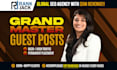 give you white hat dofollow SEO backlinks from da30 plus sites