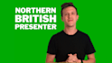 be your british spokesperson on green screen