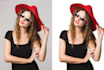 photo editing white background removal cut out images resize and crop