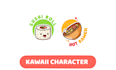 create custom kawaii characters, emoji, sticker