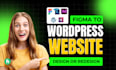 convert figma to wordpress, PSD to wordpress, figma to elementor with basic SEO