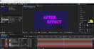 do intro and outro with neon effects in after effects