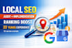 audit and implement local SEO to optimize location pages and boost local ranking