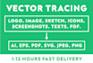 convert image to vector, vector tracing, redraw