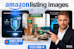 design high converting amazon listing images and a plus content