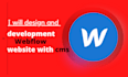 develop webflow websites with cms