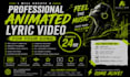create a professional animated lyric video for your song