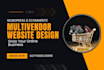 build wordpress multi vendor ecommerce marketplace website or online store