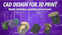design models, figures and mechanisms for 3d printing