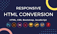 convert psd to html responsive bootstrap, figma to html responsive bootstrap
