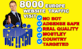 drive organic european google rank website visitors
