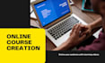 create online course and course content
