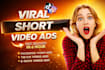 create ai ugc,ai ads and video ads of tik tok and facebook