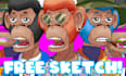 draw custom cartoon mascot avatar traits nft art