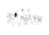 illustrate flat or line characters