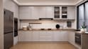 design kitchen or bathroom with ikea furniture or custom 3d rendering
