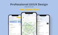 design web UI and mobile app UX on figma