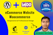 design a wordpress ecommerce website using woocommerce