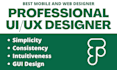 do mobile UI UX design, website UI UX design