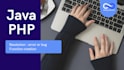 create an algorithm using php or java