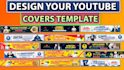 design you attractive youtube banner, channel art