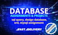 create sql query, design database, erd, mysql assignment