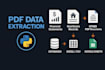 write python data scraping scripts  for PDF and website