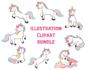 make illustration clipart bundle for you
